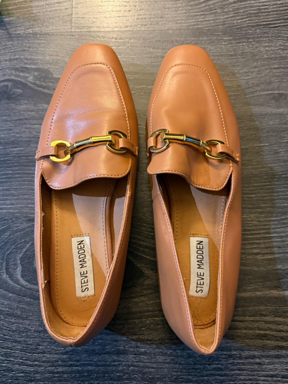 Steve Madden Tan Loafers